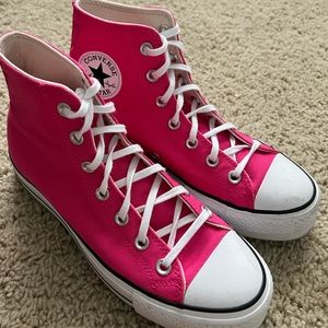 hot pink converse